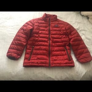 Patagonia Boy’s Size L Red Down coat